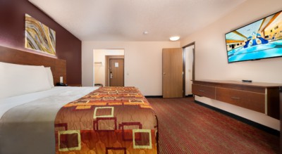 Dolphin Family Suite at Grand Marquis Hotel in Wisconsin Dells (Room 1 - Back Side)